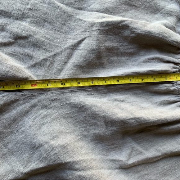 Flax Natural Sociable Flood Wide Leg Linen Pants Large - Picture 15 of 16